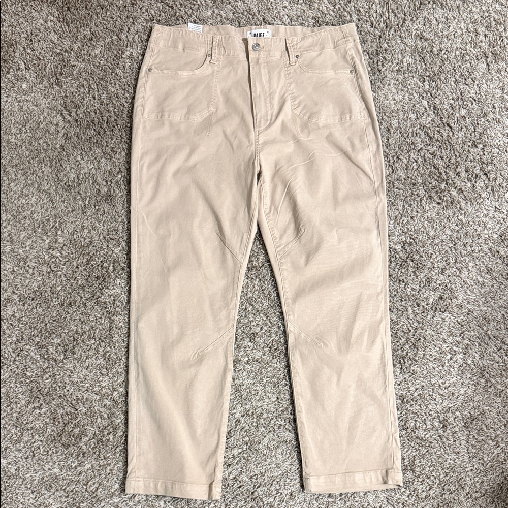 PAIGE Men's Light Tan Chinos